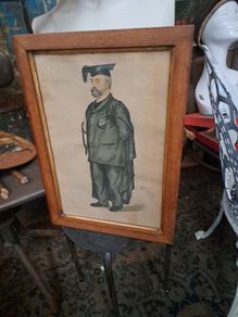 Vintage Original Framed Print