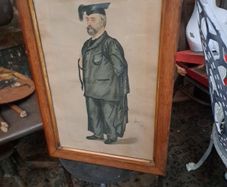 Vintage Original Framed Print