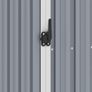 Garden Shed Grey 87x98x159 cm Image 5