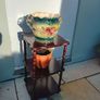 Vintage Mahogany 3 Tier Plant Stand Image 3