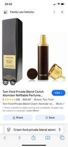 New in box Tom Ford private blend Atomizer READ in FULL
