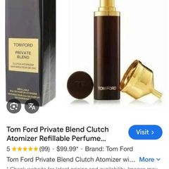 New in box Tom Ford private blend Atomizer READ in FULL