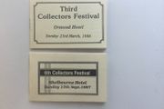 Irish stamps, 2 Dublin Collectors Fairs Exhibition Booklets