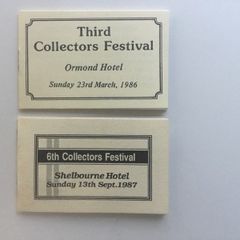 Irish stamps, 2 Dublin Collectors Fairs Exhibition Booklets