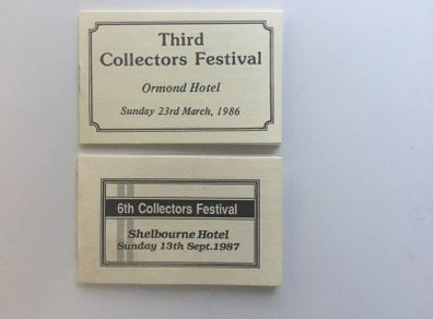 Irish stamps, 2 Dublin Collectors Fairs Exhibition Booklets