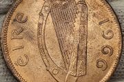 Ireland 1966 1d Penny Beautiful Uncirculated Lustrous