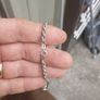 sterling silver rope necklace Image 7