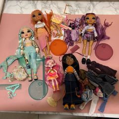 Rainbow high and bratz lot