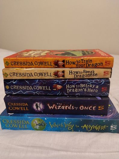 Cressida Cowell, how to train your dragon books