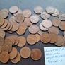 Great Britain. Elizabeth II. 50 coins x1/2p (1971-1982) Good Condition Image 2