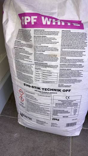 Ogee White Skirting, Flexible Tiles Adhesive