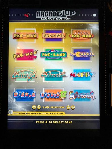 Arcade PAC Man Legacy edition 12 games