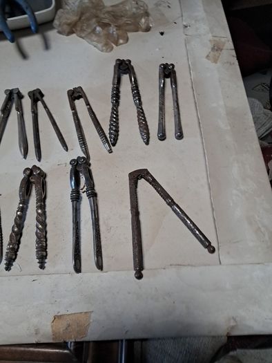 assortment of steel nutcrackers