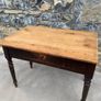 Late Victorian Pine Farmhouse Kitchen Preparation Table. Image 2