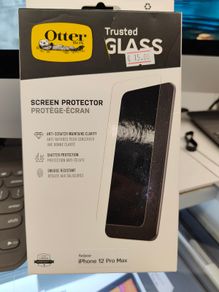 OtterBox TRUSTED GLASS IPHONE 12 PRO MAX Tempered Glass Screen Protector.