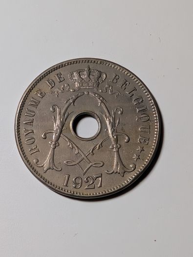 Belgium 1927 25 Centimes.