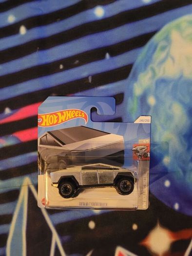 Hotwheels Telsa Cybertruck HW Rolling Metal #246 New & Sealed! Short Card