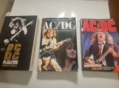 AC/DC books job lot x 3