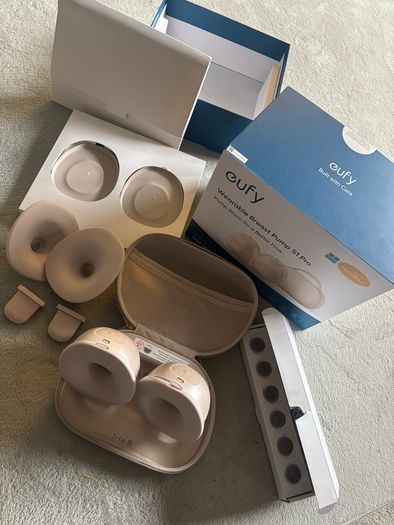 Eufy Breast pump (s1 pro) with charging case & heating technology