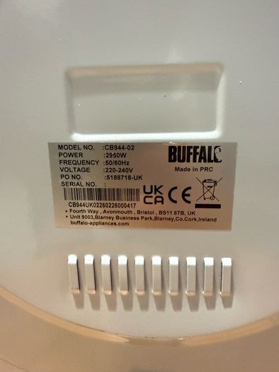 Buffalo Large Commercial Rice Cooker 23Ltr