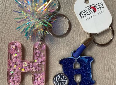 Letter H Keyrings