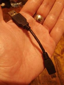 USB short cable MP3 charger
