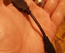 USB short cable MP3 charger
