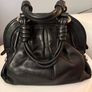Vintage Bally black pebbled leather top handle bag Image 5