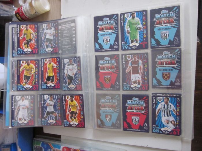 Topps Match Attax Premier League 2016/17  Season Incomplete Collector Binder