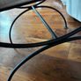 Cast iron foot stool with cushion Image 4