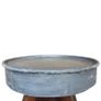 Coffee Table Solid Reclaimed Wood 60x45 cm Silver Image 5