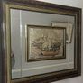 Decorative embossed metal wall plaques brass art from the 1970s 1990s Image 2