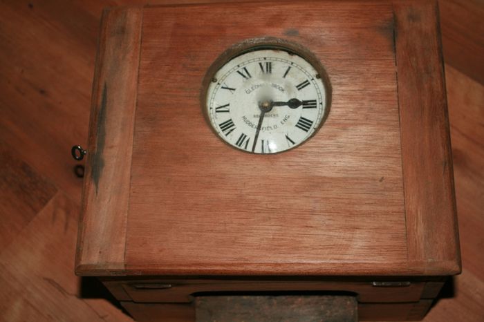 Gledhill  Brook  Time  Recorder  Huddersfield Clock