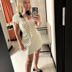 zara polka dot dress