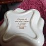 Vintage Limoges France Porcelain Floral Trinket Dish Ashtray, Jammet Seignolles Lourdes Souvenir Image 5