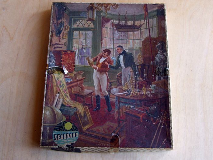 Seaboard Irish-made vintage plywood jigsaw puzzle "A Rare Piece"