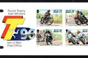 1996 Isle of Man Tourist Trophy Irish Winners Motorcycle Races Commemorative Stamps Presentation Pack