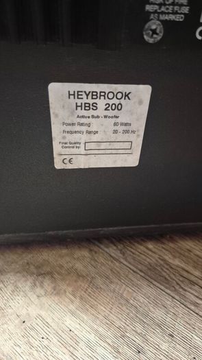heybrook hbs200 subwoofer