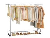 Heavy Duty Clothes Rack with Castors  steel frame 160 to 200 cm