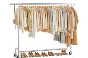 Heavy Duty Clothes Rack with Castors  steel frame 160 to 200 cm