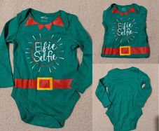 Christmas Baby Cotton bodysuit,  NEW