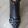Alexander McQueen Black Studded Wing Ankle Boots Sz 40 (Fit 7UK)  - Rrp 795 (New) Image 7
