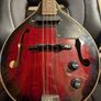 Stagg M50-E Electro-Acoustic Bluegrass Mandolin with Nato Top - Red burst Image 3