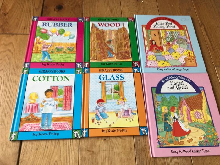 6 New Vintage Educational Children's Books