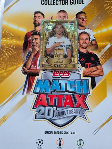 Luka Modric All-time 100 Club Topps Match Attax 20th Anniversary 2026/27