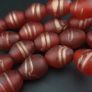 Vintage Venetian Style Aventurine Glass Beads Necklace Strand 18 inches Image 8