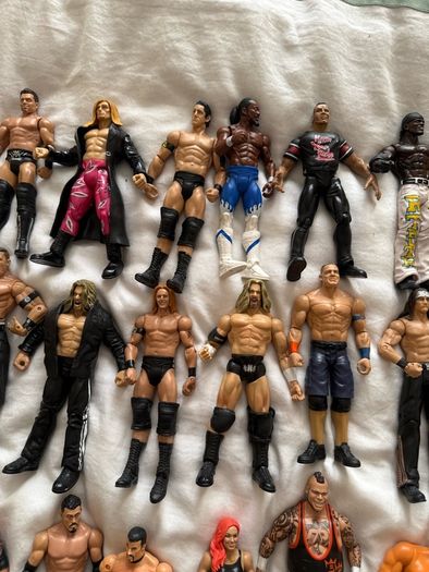 wwe 50 wrestlers action figure lot