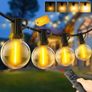 Outdoor Garden String Lights LED 150Ft G40 45M Mains Powered with Remote Control Dimmable Timer Outside Lighting Waterproof Shatterproof Bulb Hanging Fence for Gazebo Patio Pergola Image 3