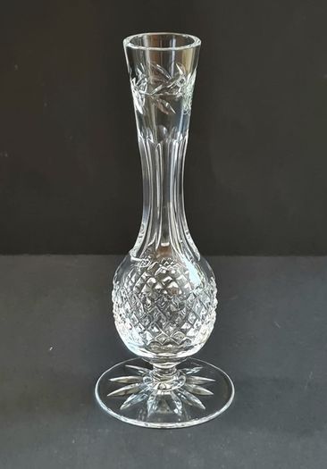 Galway, Irish Hand Cut Crystal Footed Bud Vase, vintage