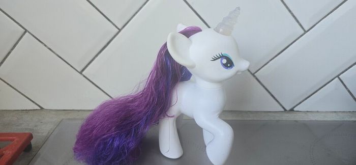 Large Light up Rarity Cutie Mark Magic Glamour Glow - 7 inch MLP G4 My Little Pony 2014